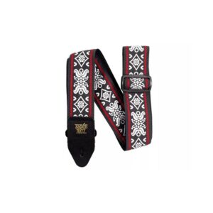 Ernie Ball 4669 BlackJack Red Jacquard Tracolla
