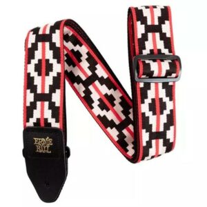 Ernie Ball 5322 Ristra Red Jacquard Strap