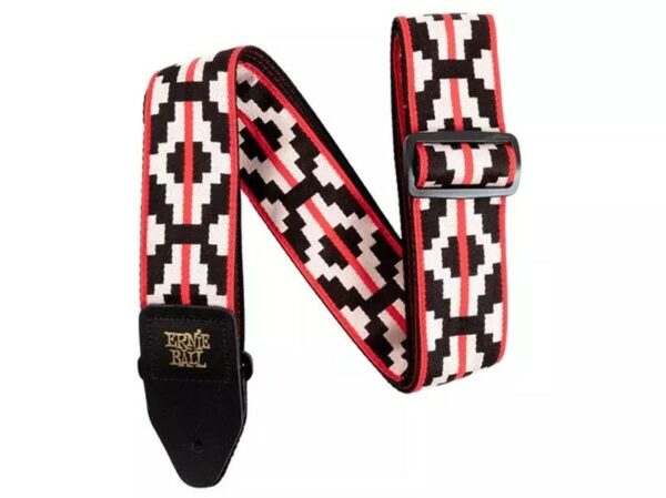 Ernie Ball 5322 Ristra Red Jacquard Strap