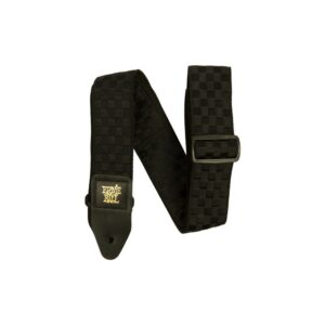 Ernie Ball 5341 Black Checkers Jacquad Strap Tracolla
