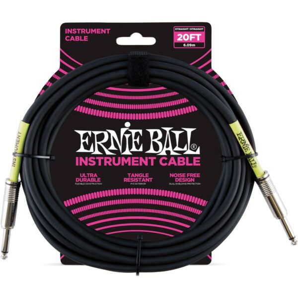 Ernie Ball 6046 Cavo Pvc Black 6 M