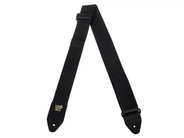 Ernie Ball Italian Leather Strap Tri-Glide 2" Black