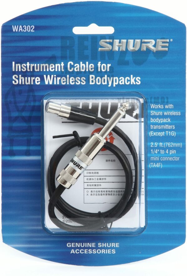 Shure WA302 Cavo da strumento