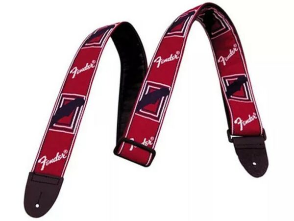 Fender Fascia Monogrammed Fascia Monogrammed Red / White / Blue Tracolla Chitarra