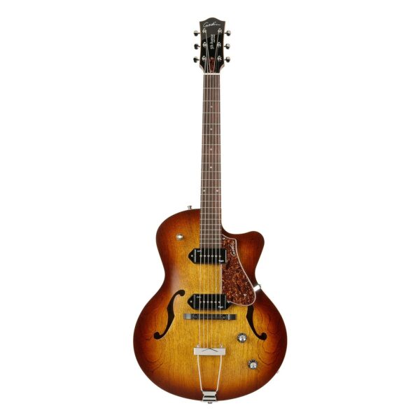 Godin 5Th Avenue Cw Kingpin II P90 Cognac Burst