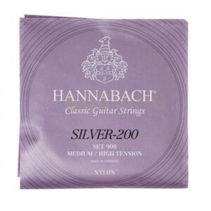 Hannabach 900MHT Corde per chitarra classica Serie 900 Medium/High Tension Silver 200