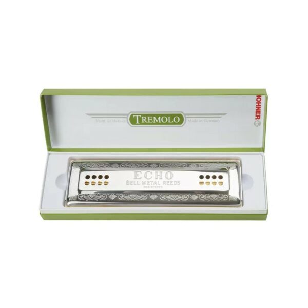 HOHNER Echo 2x48CG (DO/SOL) Armonica Tremolo Richter