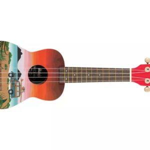 Kala Uk-surfari – ”graphic Top” – Ukulele Soprano Surfari – C/borsa