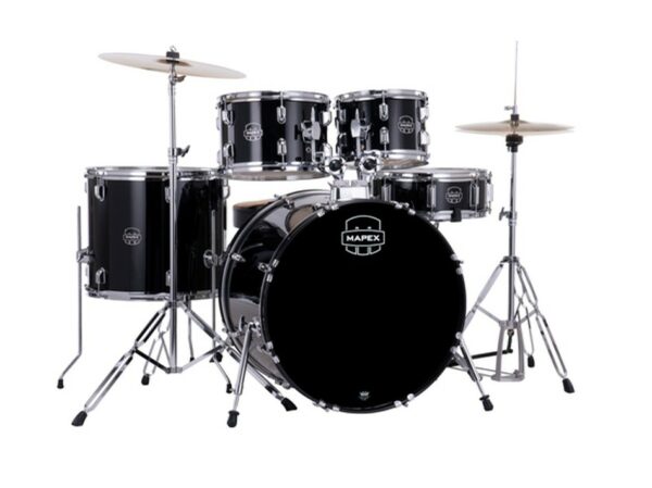 Mapex Comet Rock 22" CM5294FTCDK 5 Pezzi Dark Black Con Hardware E Piatti