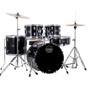 Mapex Comet Student 18″ CM5844FTCDK 5 Pezzi Dark Black Con Piatti