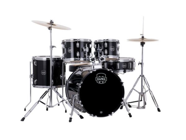 Mapex Comet Student 18" CM5844FTCDK 5 Pezzi Dark Black Con Piatti