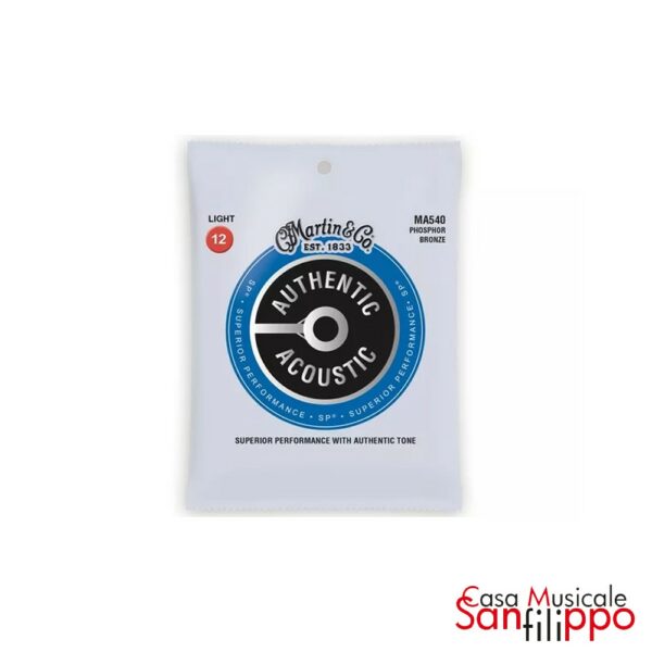 Martin Ma540 Authentic Sp Phosphor Bronze Light