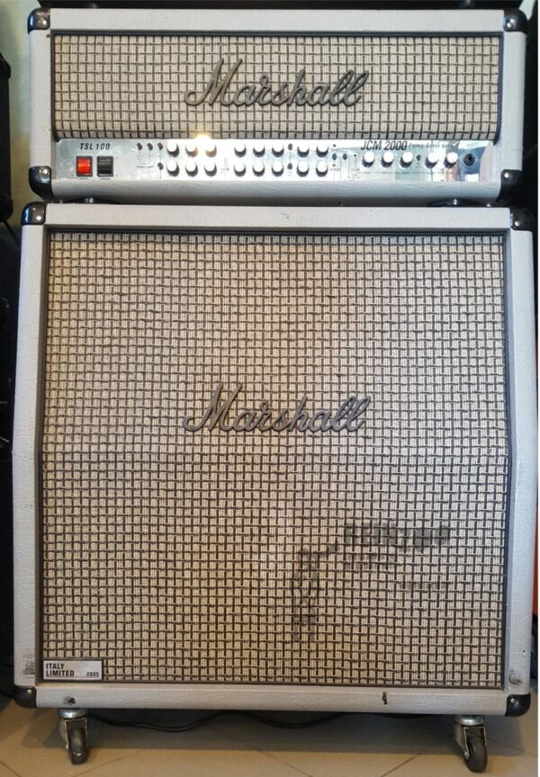 marshall jcm 2000 tsl 100 + cassa cabinet 4x12 grey 1960 A