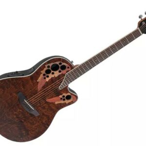 Ovation CE48P Celebrity Elite Plus Super Shallow Tiger Eye