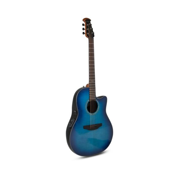 Ovation Celebrity CS24P-BLFL-G Standard Plus MId Cutaway Blu Flamed Maple