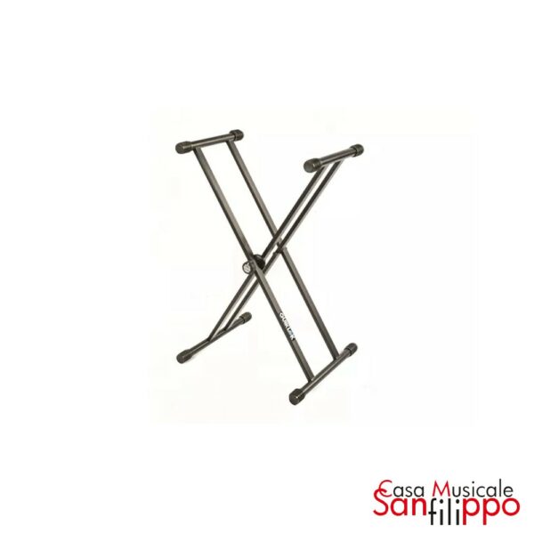 Quiklok T20 BK Supporto Tastiera a Doppia "X" Supporto Per Tastiera