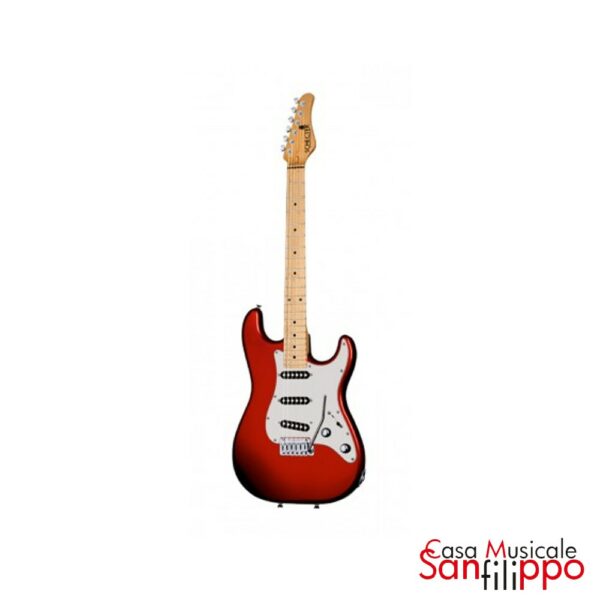 Schecter Custom Shop Traditional Sss Alder Candy Red