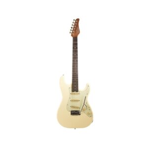 Schecter Route 66 Saint Louis SSS Aged White