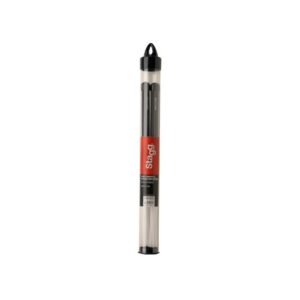 Stagg SBRU10-RN Spazzole in nylon impugnatura in gomma