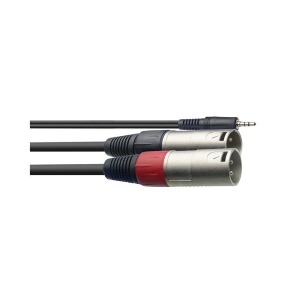 Stagg SYC3/MPSB2XM Cavo 2xXlr M/Jack 3,5 M ST 3 MT