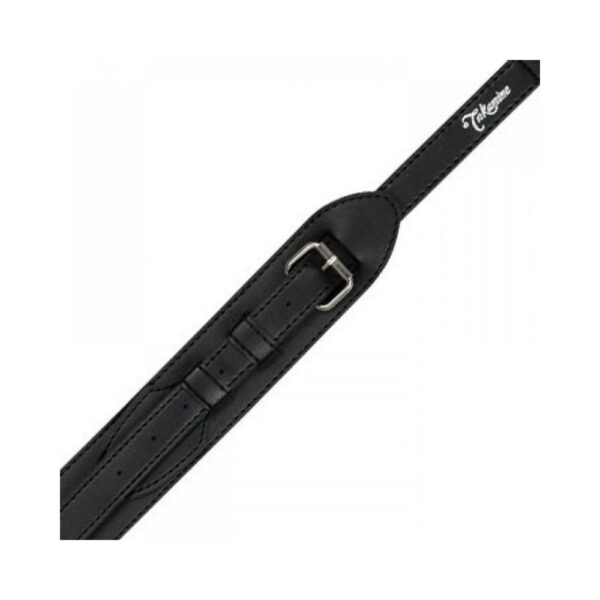 Takamine TGS03BL Tracolla in Pelle Nera Per Chitarra Acustica