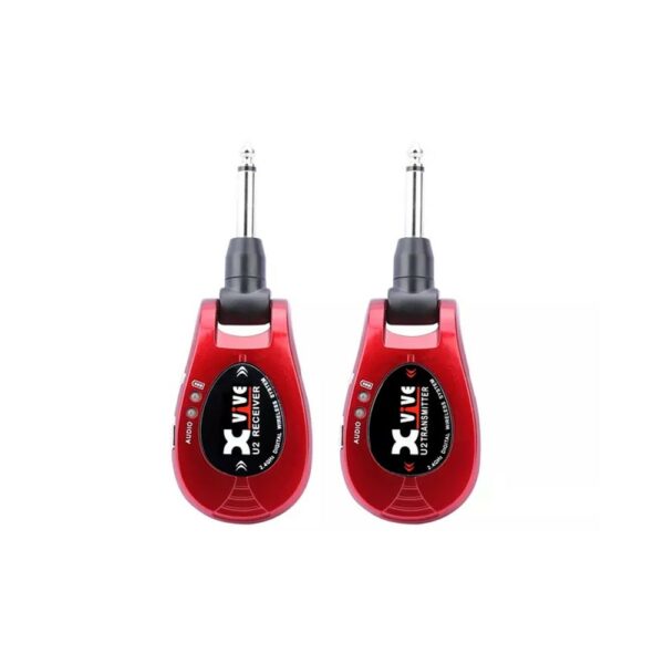 Xvive U2 Guitar Sistema Wireless Digitale Rosso