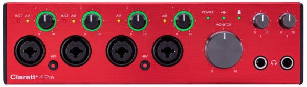 Focusrite Clarett+ 4Pre - Spedizione Gratuita - Pronta Consegna