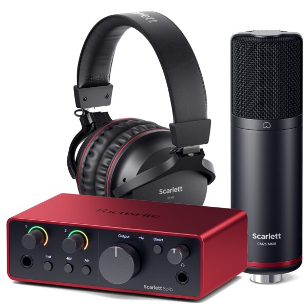 Focusrite Scarlett Solo Studio (4th Gen) - Spedizione Gratuita - Pronta Consegna