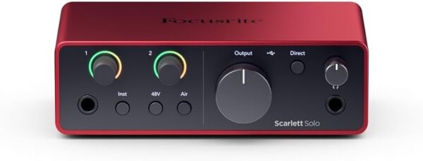 Focusrite Scarlett Solo (4th Gen) - Pronta Consegna