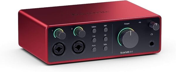 Focusrite Scarlett 4i4 (4th Gen) - Spedizione Gratuita - Pronta Consegna