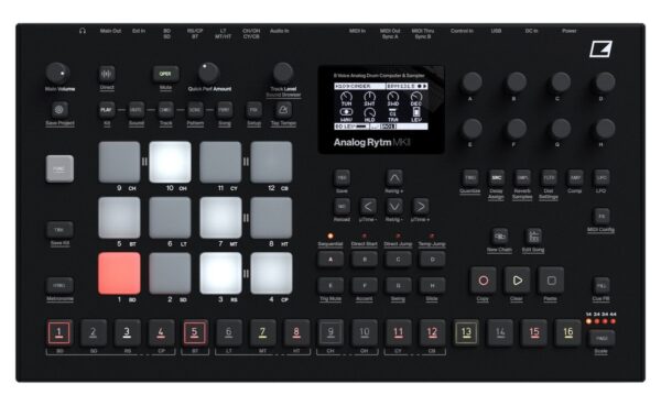 Elektron Analog Rytm MKII Black - Spedizione Gratuita - Pronta Consegna