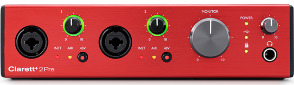 Focusrite Clarett+ 2Pre - Spedizione Gratuita - Pronta Consegna