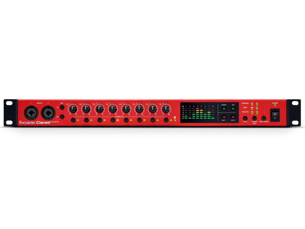 Focusrite Clarett+ Octopre  – Spedizione Gratuita – Pronta Consegna