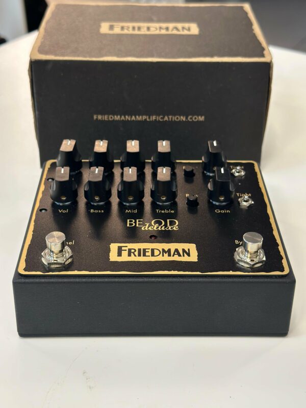 FRIEDMAN PEDALE BEOD DELUXE  EFFETTO OVERDRIVE A 2 CANALI PER CHITARRA OCCASIONE USATO IN GARANZIA 1