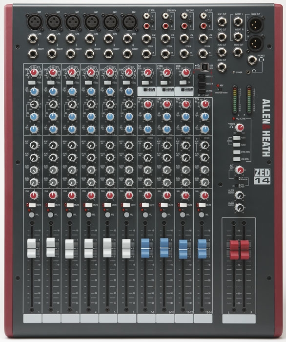 Allen & Heath ZED 14 – Spedizione Gratuita – Pronta Consegna