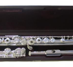 MURAMATSU SR RBEO FLAUTO TRAVERSO PROFESSIONALE TUTTO IN ARGENTO CON CAMINETTI SALDATI DS RBEO (RHEO