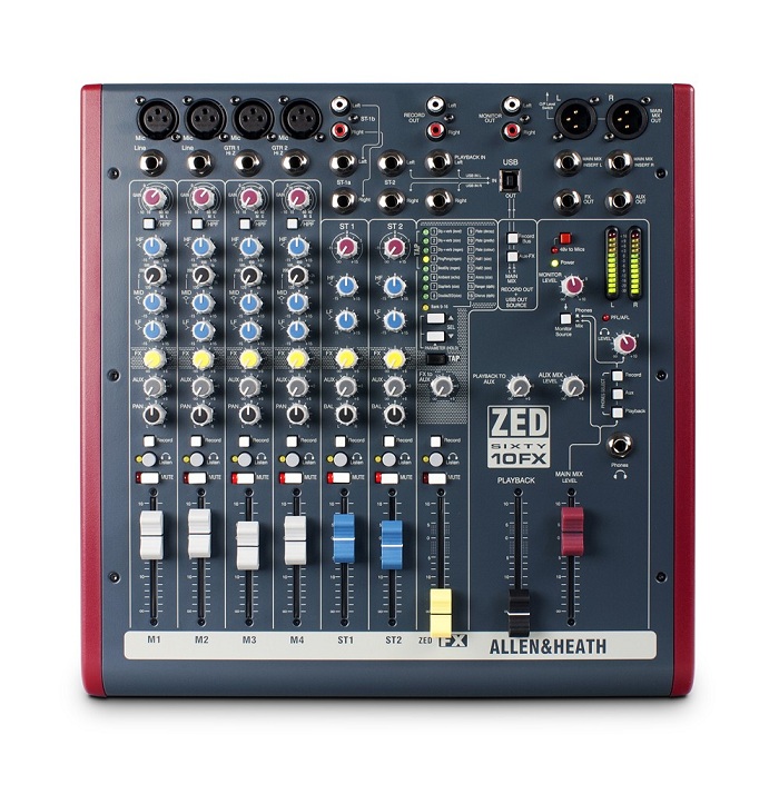 Allen & Heath ZED60 10 FX – Spedizione Gratuita – Pronta Consegna